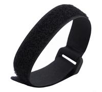 Zilimontt for for Bicycle Cable Organizer Nylon Tie Down Straps, Reusable Hook and Loop Fastener Belt for for Mountain or Road for for Bike Gear Management, Durable 200mm x 20mm Adjustable(black)