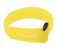 Zilimontt for for Bicycle Cable Organizer Nylon Tie Down Straps, Reusable Hook and Loop Fastener Belt for for Mountain or Road for for Bike Gear Management, Durable 200mm x 20mm Adjustable(Yellow)
