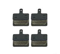 Zilimontt for for Bicycle Disc Brake Pads Set, 4 Pairs Resin -Metallic with Spring Clip, Compatible with B01S BR-MT200 MT400 M355 M375 M395 M415 M416 M445 M446 M447