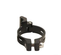 Zilimontt for for Bicycle Front Derailleur Clamp Adapter 31.8mm 34.9mm Aluminum Alloy Braze-On Mount Converter for for Road and Mountain for for Bike Frames(34.9mm)