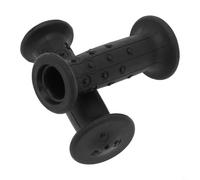 Zilimontt for for Bicycle Handlebar Grips 1 Pair TRP Rubber 18mm Inner Diameter 92mm Length for for BTWIN Kids for for Bike 14-16 Inch Compatible with 19mm Outer Diameter Round Tubes(G133 black pai)