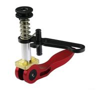Zilimontt for for Bicycle Seatpost Clamp Quick Release Aluminium Alloy with Folding Hook Compatible with and 3Sixty Folding Bikes, Lightweight and Durable Anodised(Red)