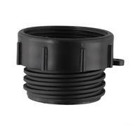 Zilimontt for for IBC Tote Tank Adapter for for Schutz Valve, Long Lasting PP Plastic Garden Tank Connector, Coarse to Fine Thread Converter, Compatible with for for IBC Bulk Container Fitting(B)