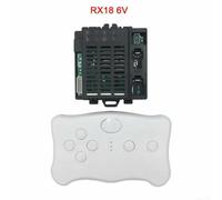 Zilimontt for for Weelye Control Box Receiver and Remote Control Replacement for for Kids Electric Ride On Toy Cars, Compatible with RX7 12V, RX13 12V, RX18 6V/12V, RX19 12V, RX23A(RX18 6V Full Set)