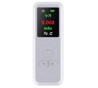 Zilimontt for GEIGER Counter Nuclear Radiation Detector,Portable Nuclear Radiation Detector,Digital Radiation Dosimeter With LCD Display,For Detecting Nuclear Radiation X-rays Γ-rays Β-rays(White)