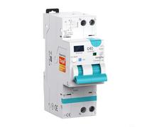 Zilimontt For Smart RCBO Circuit Breaker with For Tuya App Remote Control, Adjustable Overcurrent Leakage Protection, Auto Reclose for Over/Under Voltage, 6kA Breaking(20-40A)