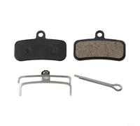 Zilimontt Four-Piston Hydraulic Disc Brake Pads for ZOOM HB-876 - - Replacement Brake Shoes, Aluminum Alloy Construction, 39.5mm Size, 30g per Pair, Black