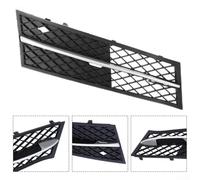 Zilimontt Front Fog Light Cover Grill Lower Net for 5 Series F10 F11 2010-2013 Models Made from ABS Material Black Color 40x12x5cm(Right)