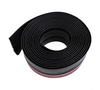 Zilimontt Garage Door Weather Stripping Seal Strip 300cm TPE Rubber Frame Insulation for for Weatherproofing Rain Wind Dust Noise Reduction Energy Saving Easy Install(Black)