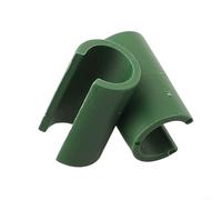 Zilimontt Garden Plant Support Connector Balls 50 Pack 8mm Plastic Fruit Cage Netting Clips for Greenhouse Frame Stakes Climbing Plants Tomatoes Vegetable Growing System