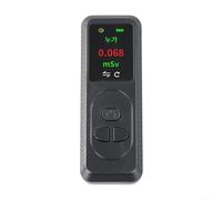 Zilimontt Geiger Counter, Nuclear Radiation Detector, Digital Radiation Dosimeter, Intelligent Alarm Dosimeter, Timing Detection And Data Storage(Black)
