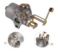 Zilimontt Generator Carburetor for Buffalo Tools For Sportsman GEN1100 2.8HP 1500 2000W, Compatible with For Homelite HGCA1400, Includes Gasket Fuel Pipe and Filter