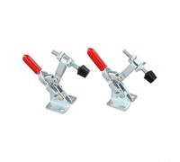 Zilimontt GH-101A Quick Release Toggle Clamp with 50kg/110lbs Holding Capacity for Woodworking and Workshop Equipment, Galvanized Iron Construction with Adjustable