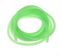 Zilimontt Glow in the Dark Luminous PVC Fishing Tube, 2mm/3mm Outer Diameter Anti-Rig Tubing for for Line Protection and Lure Rigging, Attractant for for Night and Deep Sea(3mm 5 Meter)