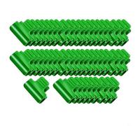 Zilimontt Greenhouse Clips for 11mm/16mm Frame Tubes - Quality PP Plastic Plant Support Clamps with Strong Fixed Function - 50PCS Replacement for Film Row Cover(16mm)
