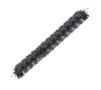 Zilimontt Gutter Protection Brush 100mm Diameter x 1.2m Length, Heavy-Duty PP Fiber with Plastic-Coated Steel Wire Core, for for Leaf and Debris Guard for for Roof Gutters,