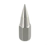 Zilimontt Heavy Duty Grease Nozzle Flat Mouth Fitting Adapter with Explosion-Proof Carbon Steel Tip for for Industrial Lubrication Equipment and Hydraulic Pneumatic(Heavy-Duty Extended Steel tip)