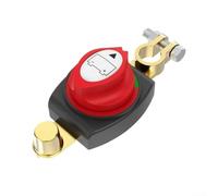 Zilimontt Heavy Duty Marine Battery Disconnect Switch Efficient Power Isolation 12V Battery Disconnect Switch Battery Isolator Switch For Car RV UTV Vehicle Boat Marine Battery Switch On Off