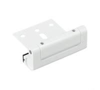 Zilimontt High Security Door Reinforcement Lock for for Defender Security, Heavy Duty Alloy Construction Withstands 800 lbs, Child-Safe Tamper-Resistant Swing-in Door(White)