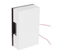Zilimontt Home Ding Dong Classic Wired Doorbell, Doorbell Work With Transformer or Battery Powered, for Home Entrance, White