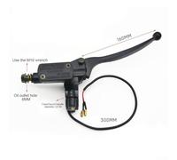 Zilimontt Hydraulic Brake Lever Cylinder Pump for for Ebike Motorcycle Scooter and ATV, Aluminum Alloy Handle for for Left or Right Side, 7/8 inch 22mm Perch Diameter,(8MM right)