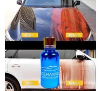 Zilimontt Hydrophobic Glass Coating Liquid Ceramic Protective Coating for Auto Car Care, 9H Hardness, 30μm Thickness, 3-5 Years Durability, pH 2-12 & Heat Resistant(2# Single Bottle)