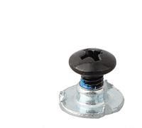 Zilimontt Inline Skates Replacement Screws - 50-Pack Buckle Fixing Screws for Roller Skates, 8 mm x 8 mm Thread, For Hardware for Regular Maintenance and Quick Repair