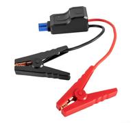 Zilimontt Intelligent Car Battery Jump Starter Cable With EC5 Connector, Heavy Duty Copper Clamps, Reverse Charge Protection, Compatible With 12V-24V Vehicle Booster(650A clip)