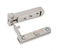 Zilimontt Invisible Door Heaven and Earth Hinge Shaft for Wooden Doors, Zinc Alloy and Steel Construction, Supports Up to 70kg, 110-Degree Opening, for Indoor Use