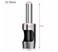 Zilimontt Leather Hole Punch Tool Set with HSS Hollow Drill Bits 2-25mm for Belt, Cloth, PVC, Plastic, Rubber and Sponge Crafting, Durable Wear and Heat Resistant Steel(13mm)