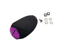 Zilimontt Lightweight EVA Reel Handle Knob for for Daiwa with Bearing and Gasket Features (Purple)