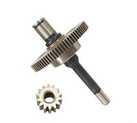 Zilimontt Lithium Chainsaw Gear Assembly 83-Tooth Replacement for 4-8 Inch Electric Grass Trimmer, 10mm 6mm 22mm Shaft Compatible, Metal Garden Tool Part with