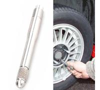 Zilimontt Locating Pin for Wheel Alignment - 12x1.5 / 14x1.25 / 15x1.25 mm Stainless Steel Tire Stud Pilot Tool with Tapered Design, Compatible with Most Passenger(Silver)(14*.25)