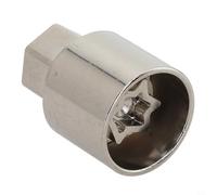 Zilimontt Lock Main Safety Wheel Nut Antitheft Bolt for Vehicles with Key Protection and Matching and Bronze Metal Nut for Enhanced Security Service Simple Install(L)