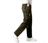 Zilimontt Loose Casual Cargo Pants for Builders Warehouse | Multiple cargo pockets, loose casual for fit, straight leg design, suitable for work and daily wear