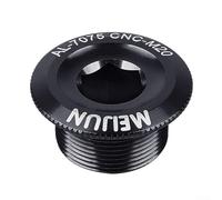 Zilimontt M20 Crankarm Fixing Bolt Cover for for CNC Aluminium Alloy 7075 Crankset Screw Cap Compatible with XT FC-4500 FC-5600 Road for for MTB for for Bicycle Components(20mm Black)