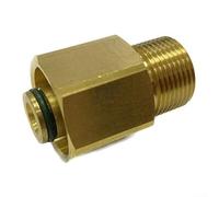 Zilimontt M22 15mm Male to M22 14mm Female Adapter Brass,for Pressure Washer Hose Internal Thread Hose Pipe Adaoter Garden Tools,Pressure Washer Coupler