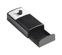 Zilimontt Magnetic Car Key Safe Box with Strong Magnet for Storage of For Spare Keys, Compatible with Home Office Factory and Vehicle Use, Black, 107x56x27mm