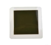 Zilimontt Magnetic Field Viewer Film 50x50mm Pattern Display Membrane Card Detector for for Static Magnetic Fields, Flexible Hand Tool for for Scientific Research, Educational(A)