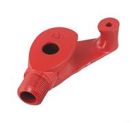 Zilimontt Manual Pipe Bender Tool for Galvanized Iron Copper Water Wire Tube 15mm 20mm 25mm 32mm Flexible Versatile Steel Construction Precise Efficient Fan-Shaped Design Red(15mm)
