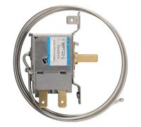 Zilimontt Mechanical Refrigerator Thermostat Temperature Controller, Lonf Lasting Metal Non-Programmable Control Switch Compatible with WDF18/WDF19/WDF20/WPF22/WPF24, 250V(C)
