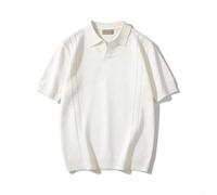Zilimontt Men's Knitted for Polo Shirt Short Sleeve Twisted Collar Men's | Twisted collar design, short sleeve knit, breathable fabric, casual daily wear, spring summer style
