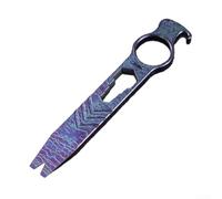 Zilimontt Metal EDC Multi-Tool with Screwdriver, Pry Bar and Bottle Opener - Lightweight Ergonomic Handle for Everyday Carry and Outdoor Adventures(Color)