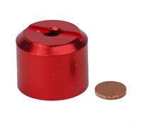 Zilimontt Metal Half Moon Pin Nut for for Abu and for for Daiwa Series Drum Reels, 8mm Inner Diameter Fishing Reel Replacement Part, Durable Metal Construction for for Repair and(red)