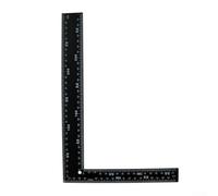 Zilimontt Metal L Square Ruler, Stainless Steel Measuring Tool with 20x30cm Scales for Woodworking, Engineering and Machinist Applications