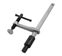 Zilimontt Metal Quick Acting Hold Down Clamp for Woodworking Benches with 16mm/28mm Hole Size and 160mm Clamping Range, Ergonomic Hand Twisting Design(20mm)
