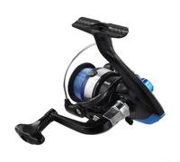 Zilimontt Metal Reel with 5.5:1 Gear Ratio, Zinc Alloy Gears, Foldable Rocker Arm, Left-Right Hand Convertible, for Freshwater and Saltwater Fishing(MK2000)