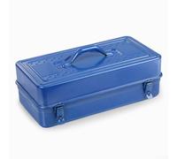 Zilimontt Metal Tool Box,Trunk Tool Box,Heavy-duty Storage Toolbox,With Roller Type Handle And Metal Latches,Portable Tool Box For Safe Storage Of Tools(45x24x15cm)