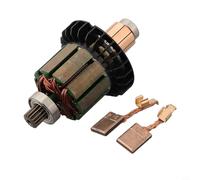 Zilimontt Motor Armature 619380-9 619583-5 with 194427-5 CB-440 Carbon Brush Set Compatible with for for Makita DDF482 DHP482 DHP482RAE DHP482Z DDF482RME DHP482RME