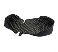 Zilimontt Motorcycle Storage Box Liner For For XMAX 300 250 400 - Black PU Leather Protective Pad - Fit Scooter Seat Cover 33X30x8cm